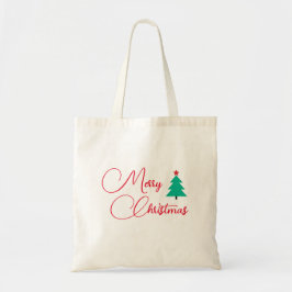 Bolsa Tote Feliz Natal Calliografia