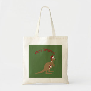 Bolsa Tote Feliz Natal Cangurus