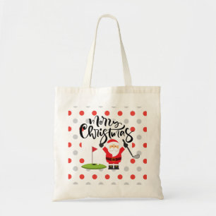 Bolsa Tote Feliz Natal com o Papai Noel