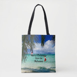 Bolsa Tote Feliz Natal das Bahamas