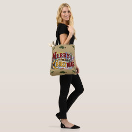 Bolsa Tote Feliz Natal de 1876