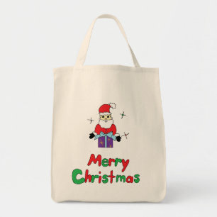 Bolsa Tote Feliz Natal de Papai Noel