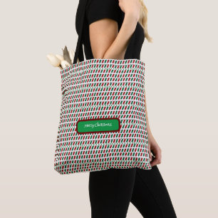 Bolsa Tote Feliz Natal Elegante e moderno personalização