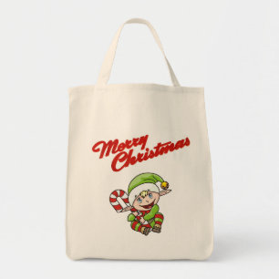 Bolsa Tote Feliz Natal Elves
