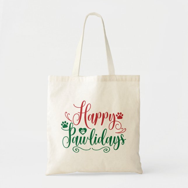 Bolsa Tote Feliz Natal Feliz (Frente)