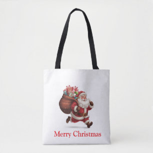 Bolsa Tote Feliz Natal Papai Noel