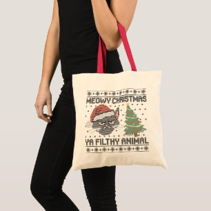 Bolsa Tote Feliz Natal, seu Animal Imundo - Natal Feio