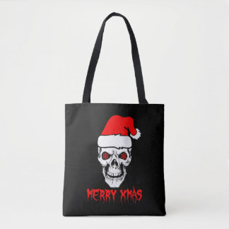 Bolsa Tote Feliz Natal Skull Tshirt