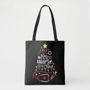 Bolsa Tote Feliz Natal Unidade de Cuidados Progressivos Enfer