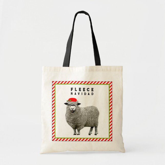 Bolsa Tote Feliz Navidad (Frente)