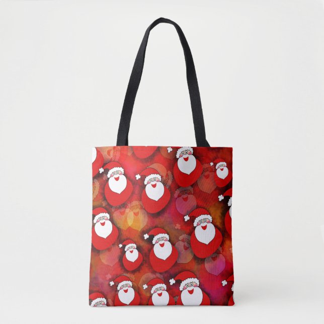 Bolsa Tote Feliz Pai Natal Sem Olhos (Frente)