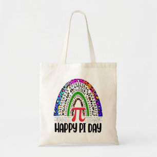 Bolsa Tote Feliz Pi Day Mathematicopard Rainbow
