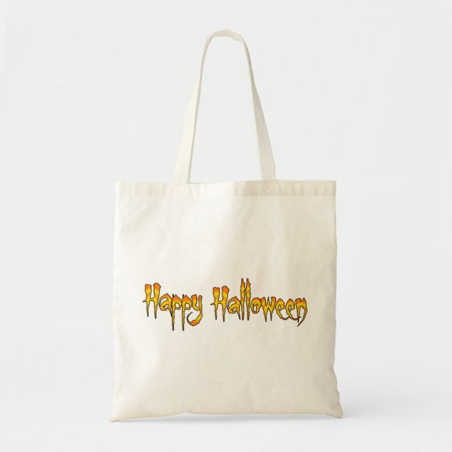 Bolsa Tote Feliz Tratado de Halloween (Frente)