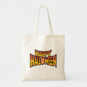 Bolsa Tote Feliz truque de retrô de Halloween ou trato