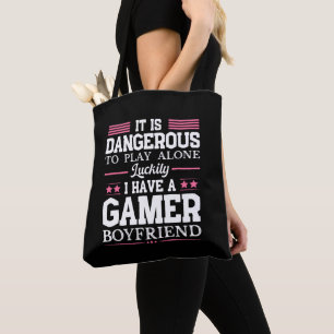 Bolsa Tote Felizmente Eu Tenho Um Casal Engraçado De Namorada