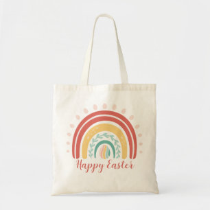 Bolsa Tote Felz pascoa Arco-Íris com Tota Colorida