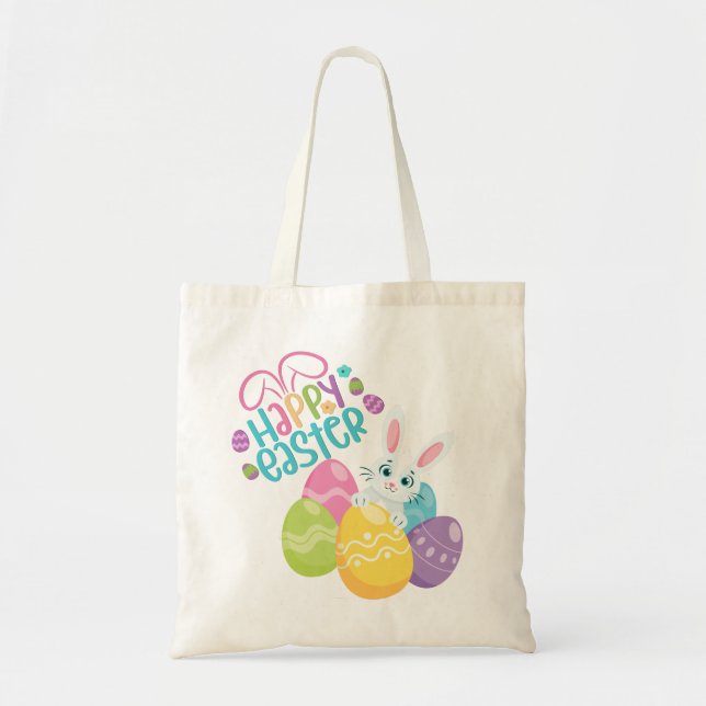 Bolsa Tote Felz pascoa Bunny (Frente)