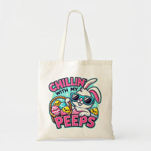 Bolsa Tote Felz pascoa Dia De Refrigeração Com Meus Peeps