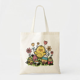 Bolsa Tote Felz pascoa Tote Bag: Celebre o Primavera no estil