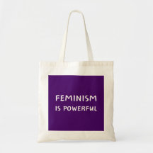 Feminismo é poderoso - saco de toques