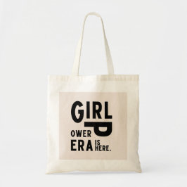 Bolsa Tote Feminista da Era do Poder Menina
