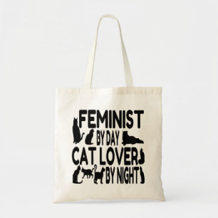 Bolsa Tote Feminista do Cat Lover