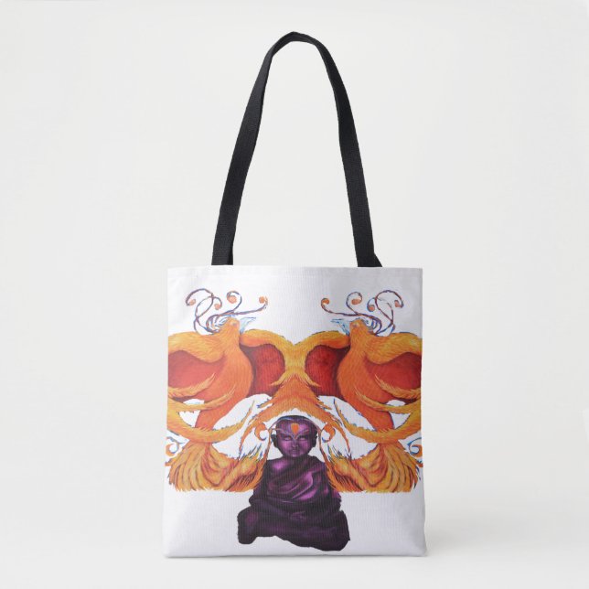 Bolsa Tote Fênix da mente quieta (Frente)