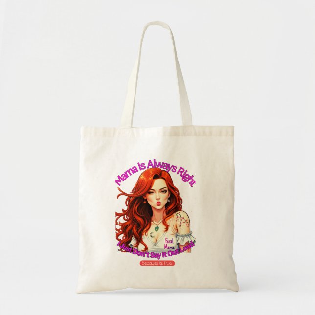 Bolsa Tote Feral Mama Tote Bag (Frente)