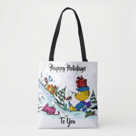 Bolsa Tote Ferald Christmas Holiday 