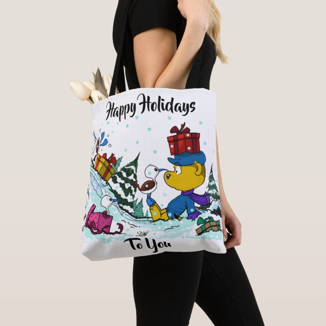 Bolsa Tote Ferald Christmas Holiday  (Close Up)