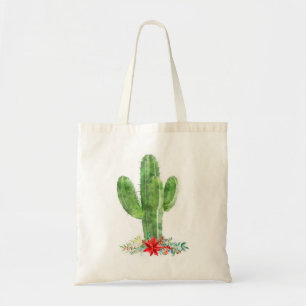 Bolsa Tote Feriado de Natal do Deserto Russo Cactus