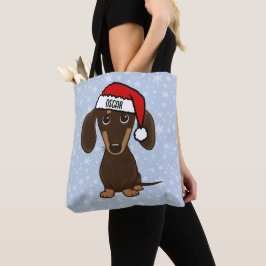 Bolsa Tote Feriado de Papai noel de Chocolate
