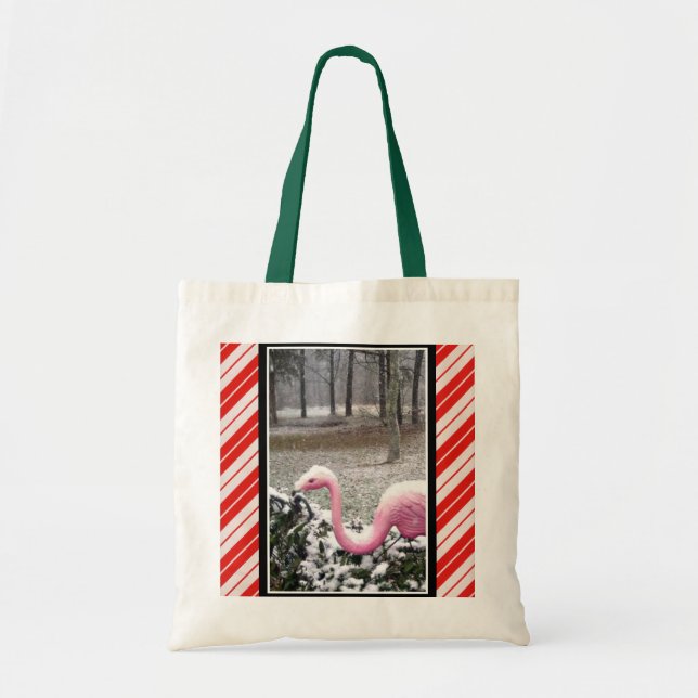 Bolsa Tote Feriado Flamingo Tote Bag (Frente)