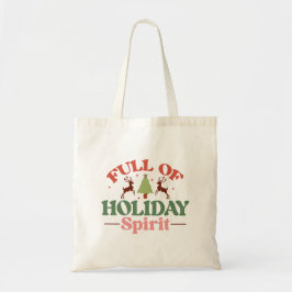Bolsa Tote Feriados de Natal em Groovay Spirit Retro