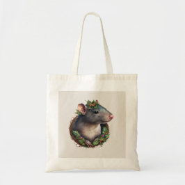Bolsa Tote Feriados de Pet Rat Festivos/Natal