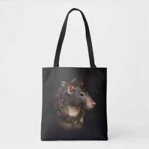 Bolsa Tote Feriados De Rato De Pet Festivo E Bonitos/Feriados