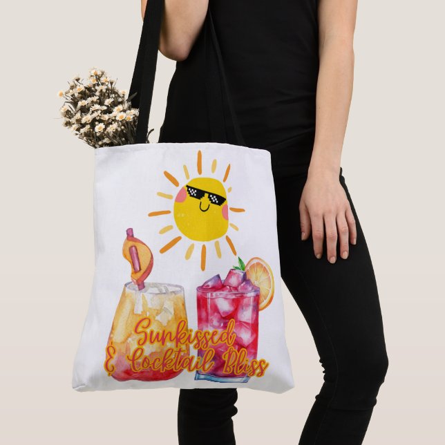 Bolsa Tote férias, bebidas e muito mais (Close Up)