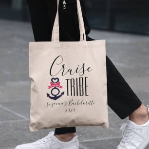 Bolsa Tote Férias da Bachelorette da Rapariga do Cruise Tribe