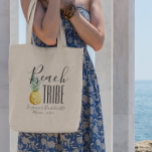 Bolsa Tote Férias da Bachelorette da Tribo da Praia<br><div class="desc">Este design foi criado por meio da arte digital. Ele pode ser personalizado na área fornecida Entre em contato comigo em colorflowcreations@gmail.com se você quiser ter este design em outro produto, precisar de assistência com o design ou tiver uma solicitação especial. Compre minha pintura de acrílico abstrato original para venda...</div>