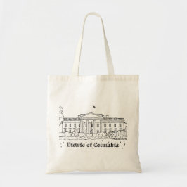 Bolsa Tote Férias da Casa Branca Desenhando Férias de Arte Vi