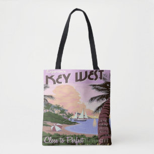 Bolsa Tote Férias da praia da sacola do viagem de Key West