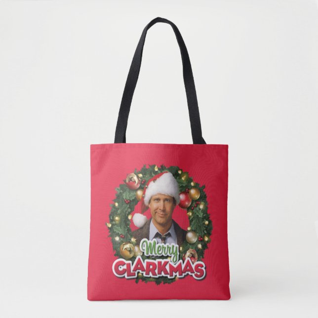 Bolsa Tote Férias de Natal | Feliz Clarkmas (Frente)