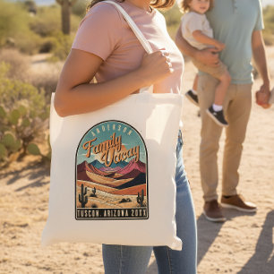 Bolsa Tote Férias em Família no Deserto Retrô ID1134