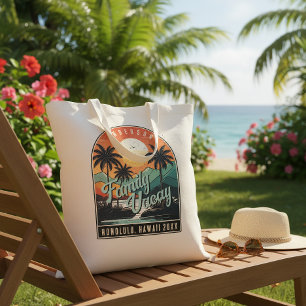 Bolsa Tote Férias em Família Tropicais Retrô ID1135