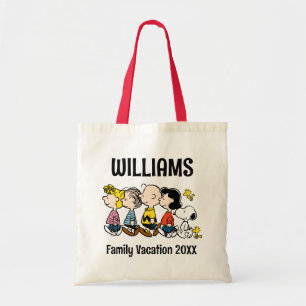 Bolsa Tote Férias Familiares de Peanuts Gang