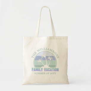 Bolsa Tote Férias Familiares Personalizadas Ilha Tropical de 