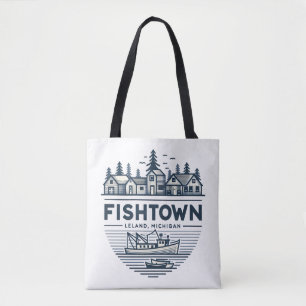 Bolsa Tote Férias Fishtown Leland Michigan