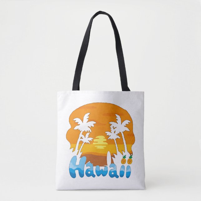 Bolsa Tote Férias no Havaí  (Frente)
