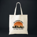 Bolsa Tote Férias Personalizadas Sunset em Las Vegas Strip<br><div class="desc">Legal costume do horizonte de Las Vegas no pôr do sol para as suas férias de família ou despedida de solteiro para a cidade das luzes. Gamble do nascer do sol ao pôr do sol nesta cidade e lembre-se disso com esta lembrança de keepsasasair.</div>