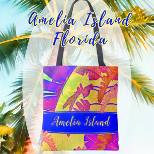 Bolsa Tote Férias Tropicais de Praia da Amelia Island